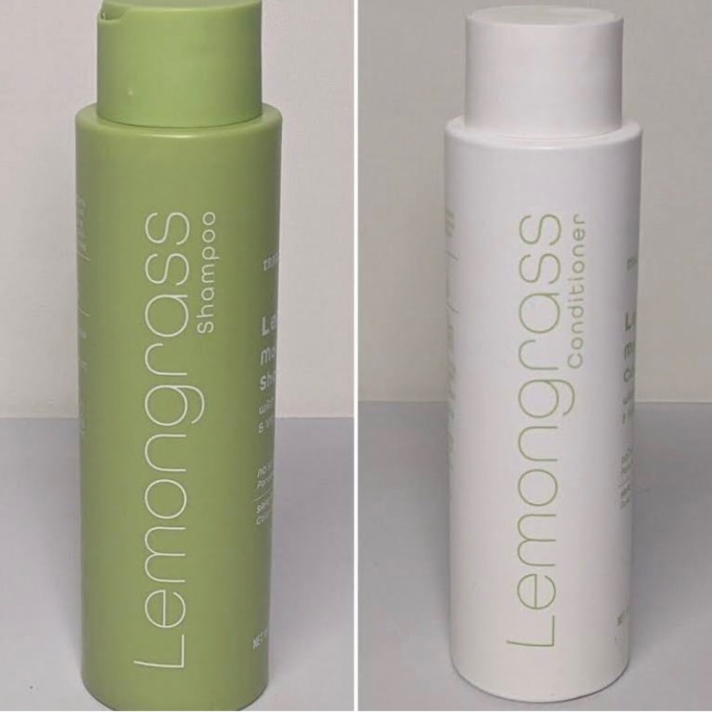 NEW Trader Joes Lemongrass shampoo & conditioner